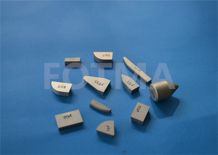 Wearable Tungsten Carbide Wear Parts K20 K30 Carbide Concave Tips For Iron Steel