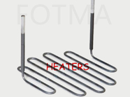 Multi Shank moly disilicide heating elements 1700 degree