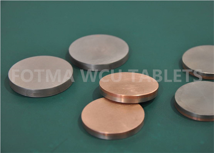 W80Cu20 W90Cu10 Tungsten Copper Alloy Tablets Thickness 0.1 - 1.0mm