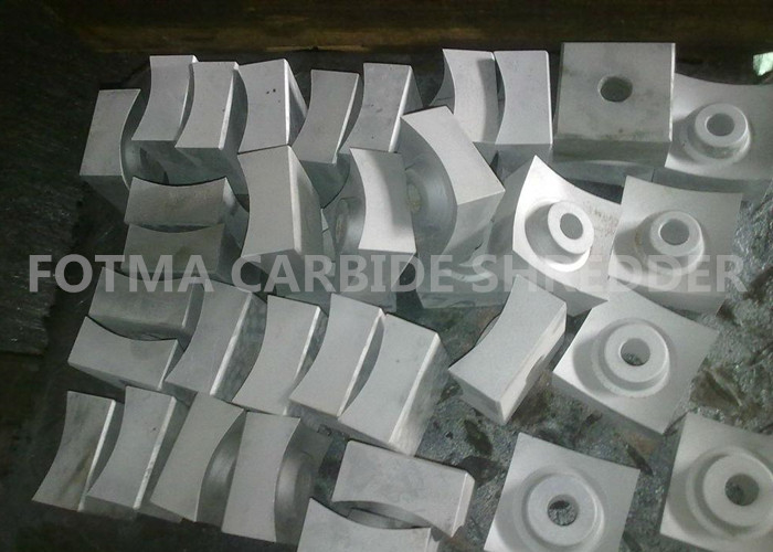 ZK30UF Tungsten Carbide Shredders On Rubber Recycling Machines