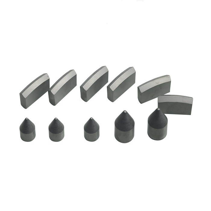 Cemented YK20 Tungsten Carbide Cutter Bit Natural Gas Fittings 105Mpa Well Digging