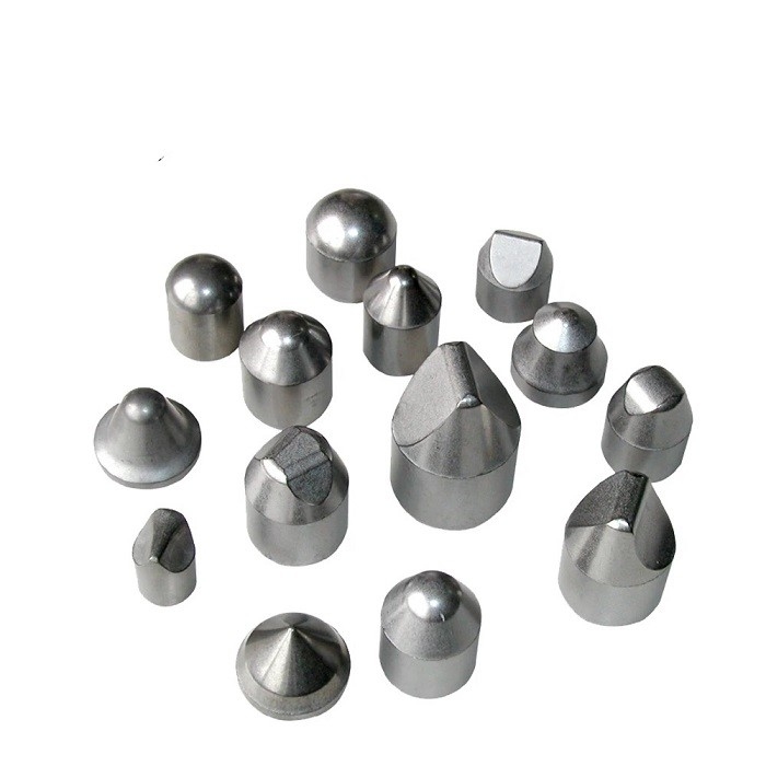 14.3g/cm3 Tungsten Carbide Rock Buttons 90.5HRA For Oil Drilling Digging