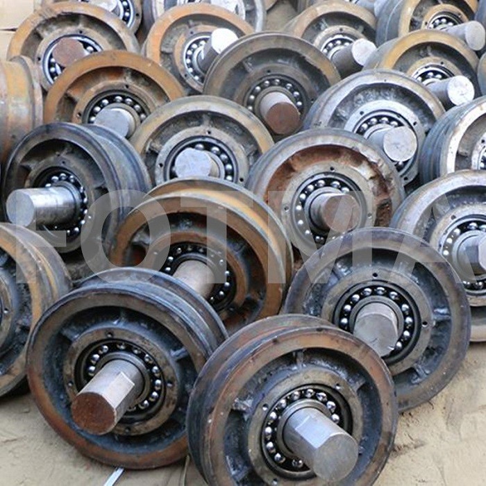 Forging Investment Casting Products 65Mn Railway Train Wheels
